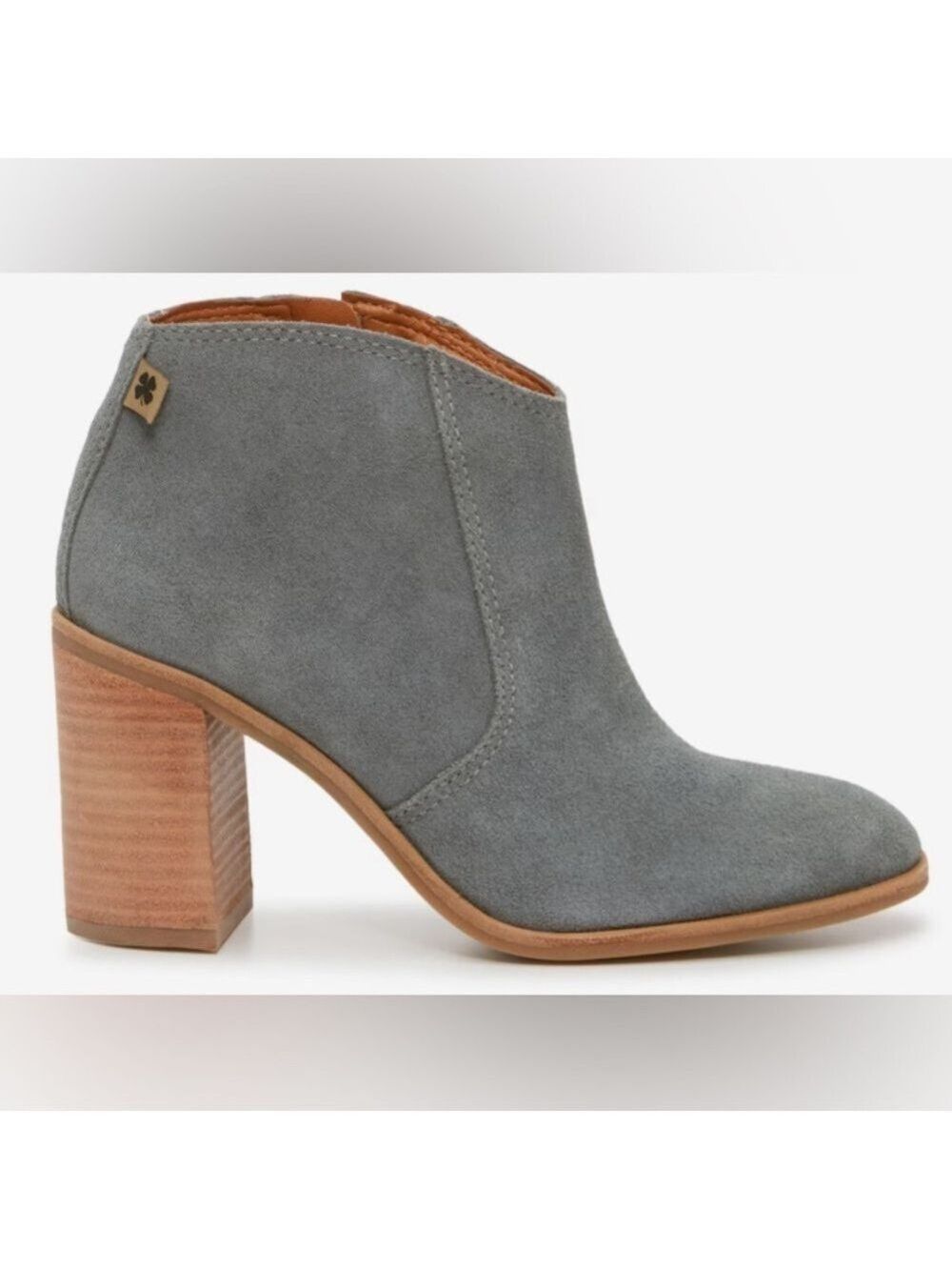 Lucky Brand Pellyon Suede Western Bootie in Grey Size 9 - no box